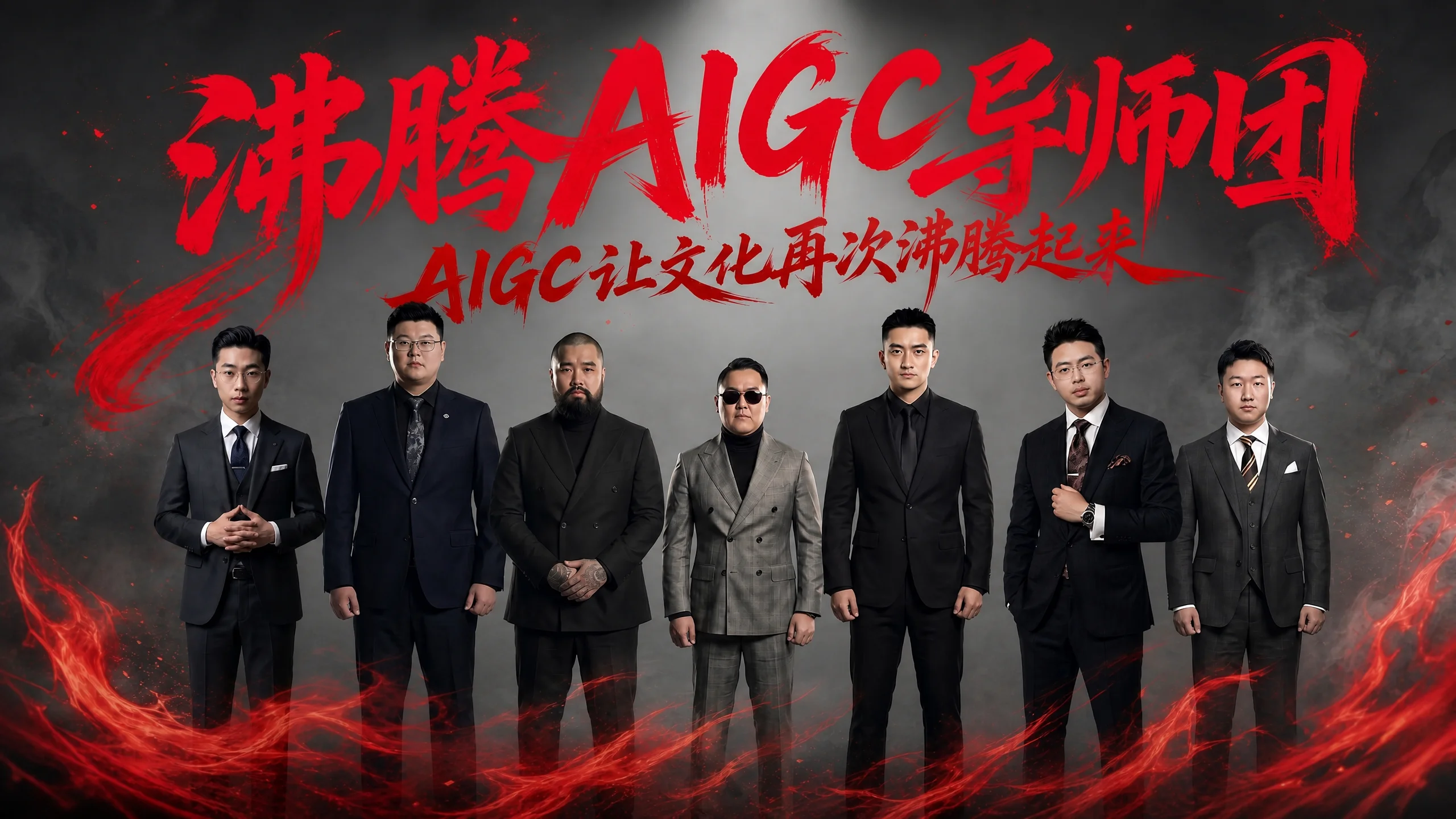 沸腾青年AIGC青年讲师团大合照